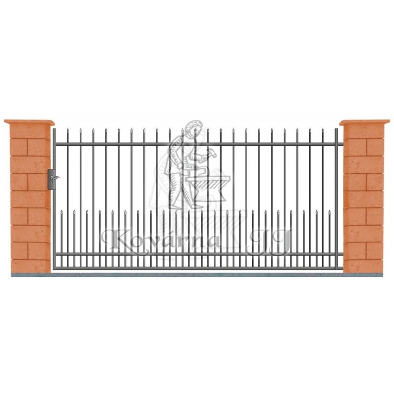 Kovaný plot 10