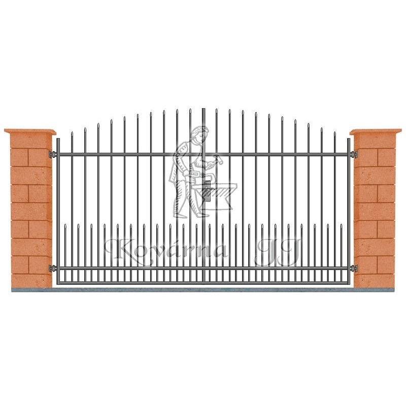 Kovaný plot 10